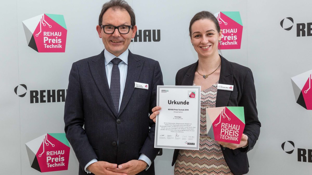 Preisverleihung REHAU Preis Technik 2019 | Polymer Engineering Bayreuth